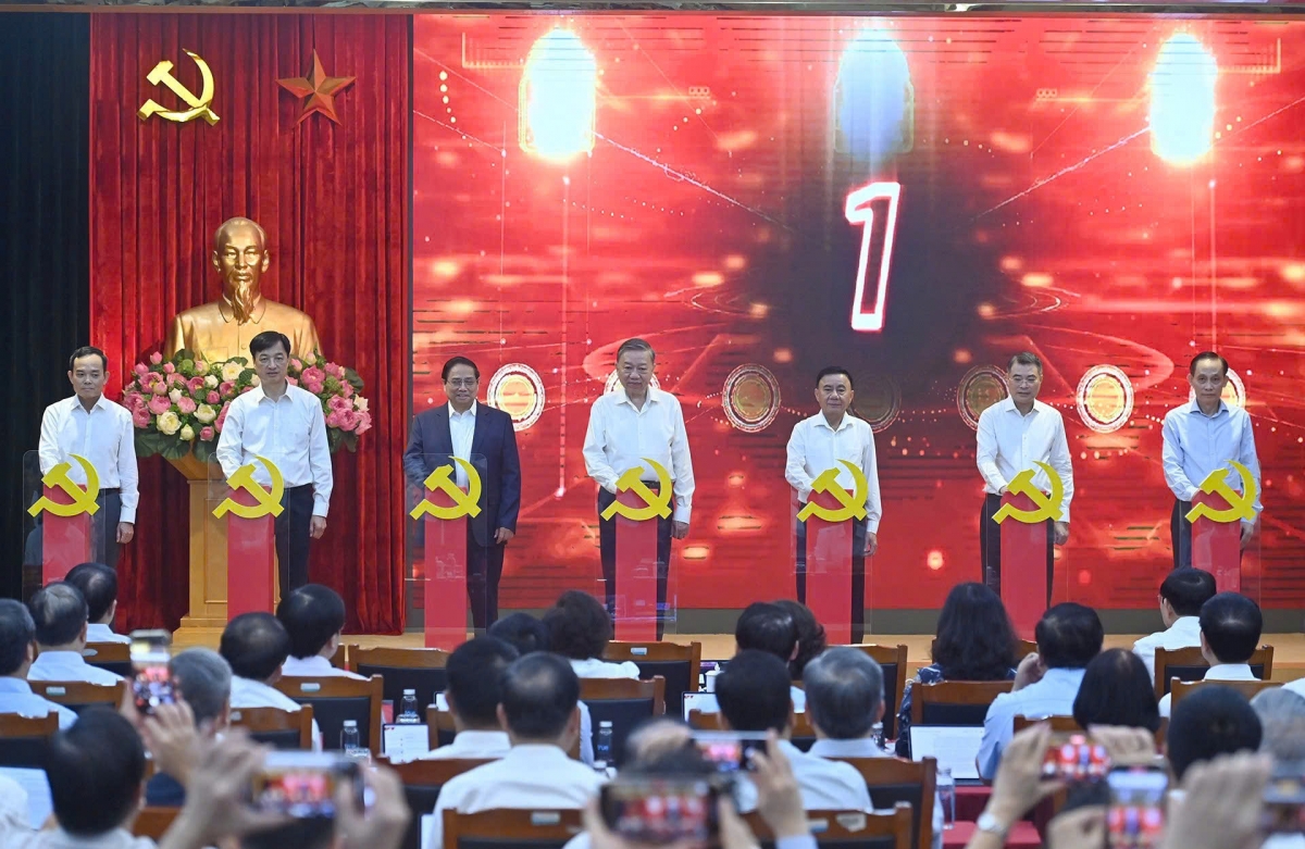 Tổng Bí thư Tô Lâm chủ trì hội nghị sơ kết về thực hiện Nghị quyết 57-NQ/TW